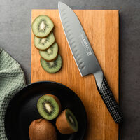 Santokukniv med DLC-beläggning 18 cm, olive