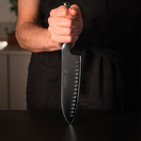 Santokukniv med DLC-beläggning 18 cm, olive