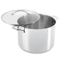 Gryta med lock 15 liter, rostfritt stål