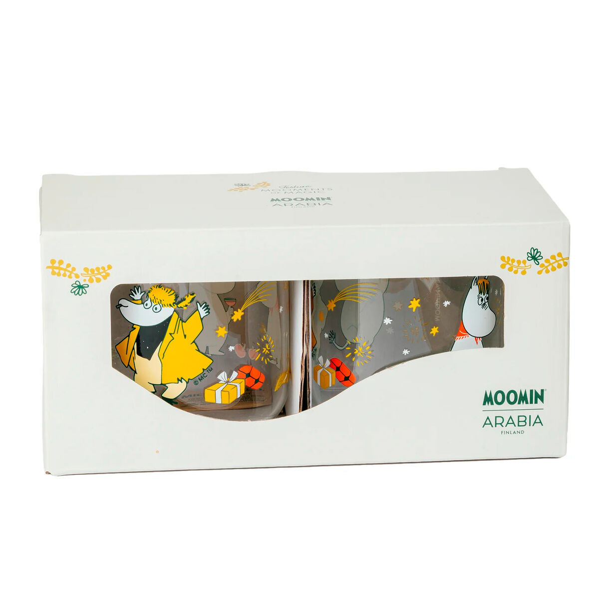 Mumin Kärleksgåva glas 30 cl 2 st