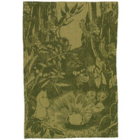 Mystikkens skov viskestykke 45 × 65 cm, grøn