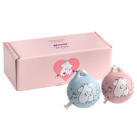 Minikulor 5 cm, rosa & blå, 2-pack