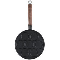 Pannkakspanna med trähandtag