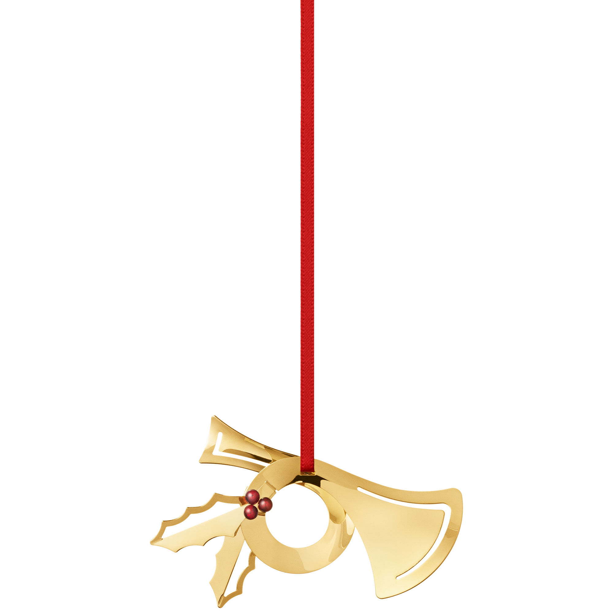 Georg jensen Classic Christmas 2026 Horn juleophæng, guld