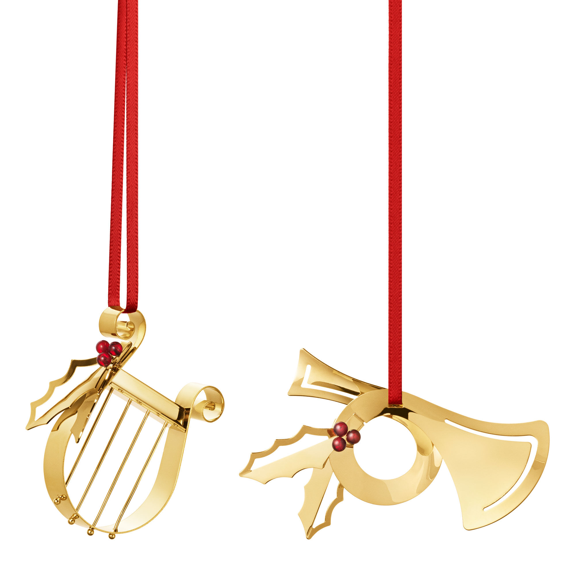 Georg jensen Classic Christmas 2026 julepyntsæt, guld