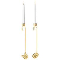Classic Christmas 2026 set med ljusstakar, guld