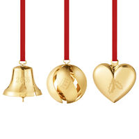 Classic Christmas 2026 prydnadsset, guld