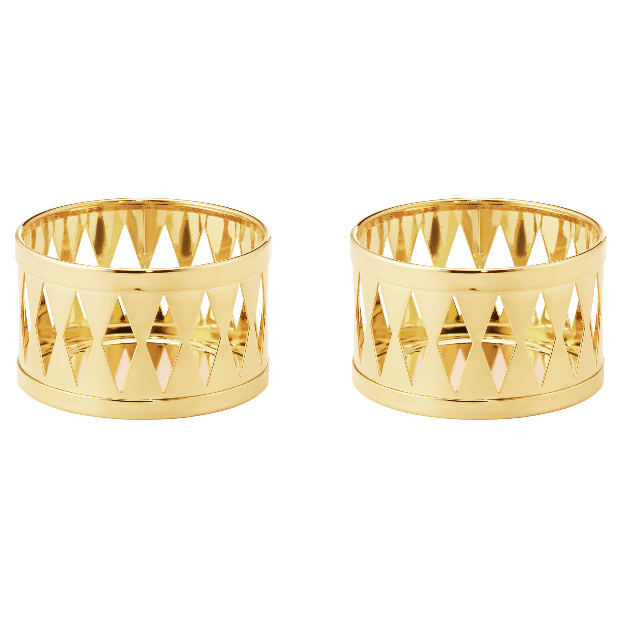 Georg jensen Classic Christmas 2026 fyrfadsstager, 2 stk., guld