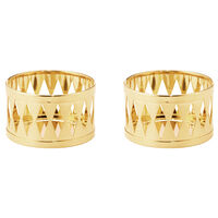 Classic Christmas 2026 fyrfadsstager, 2 stk., guld