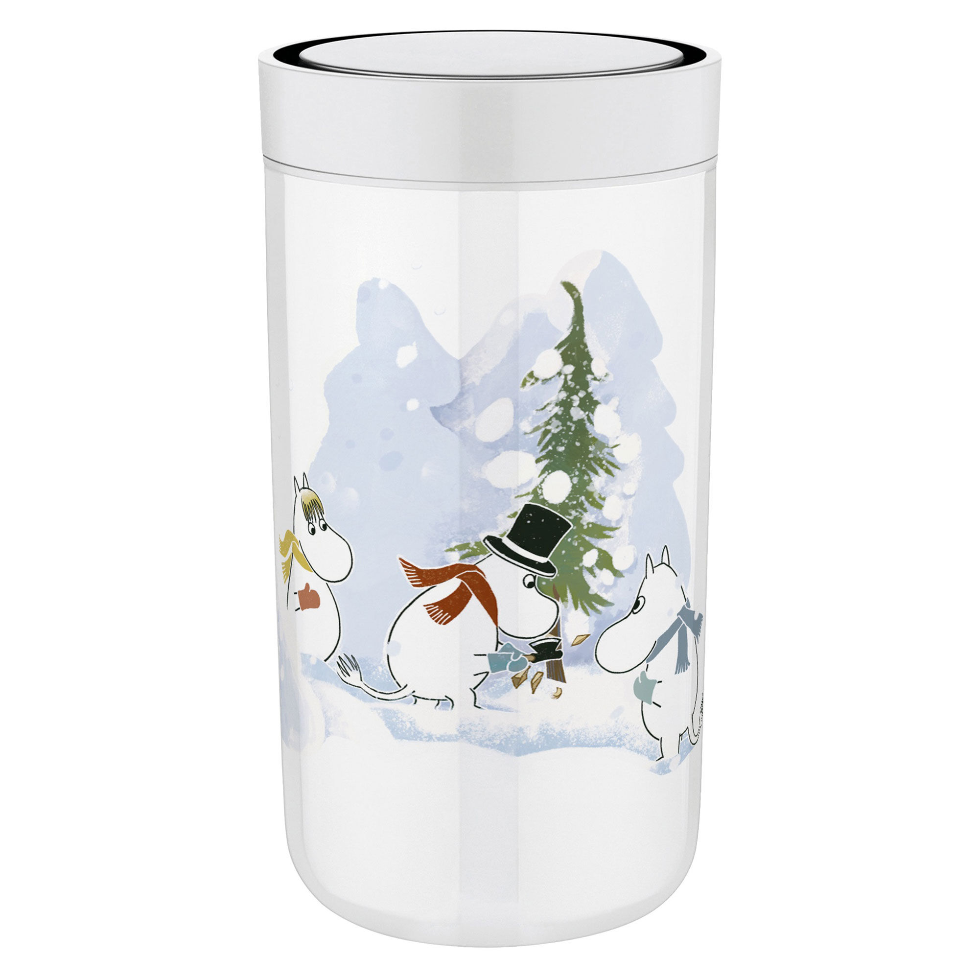 Stelton To Go Click termosmugg 0,2 liter, Moomin Winter