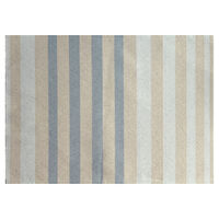 Vibeke Klint bordstablett 33 × 48 cm, breda linjer, blå