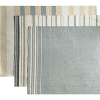 Vibeke Klint bordstablett 33 × 48 cm, breda linjer, blå