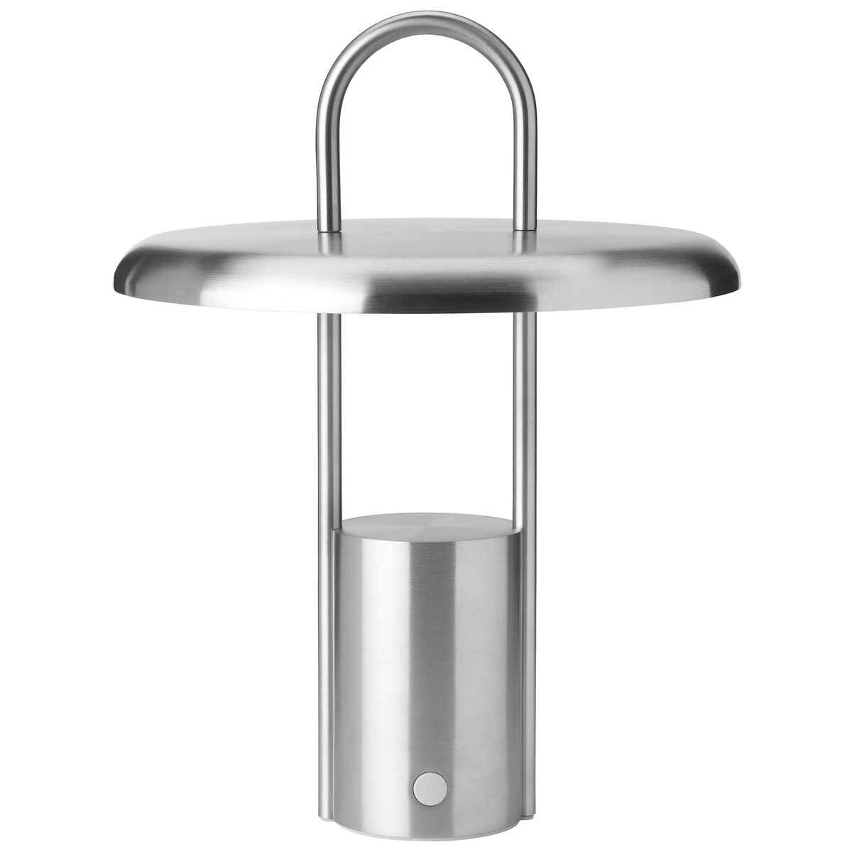 Pier bärbar LED-lampa 25 cm, borstat stål