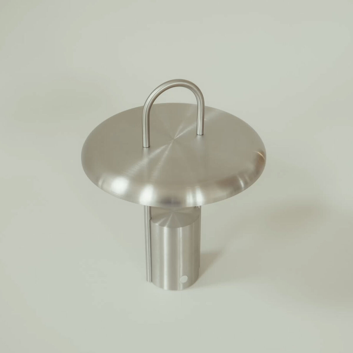 Pier bärbar LED-lampa 25 cm, borstat stål