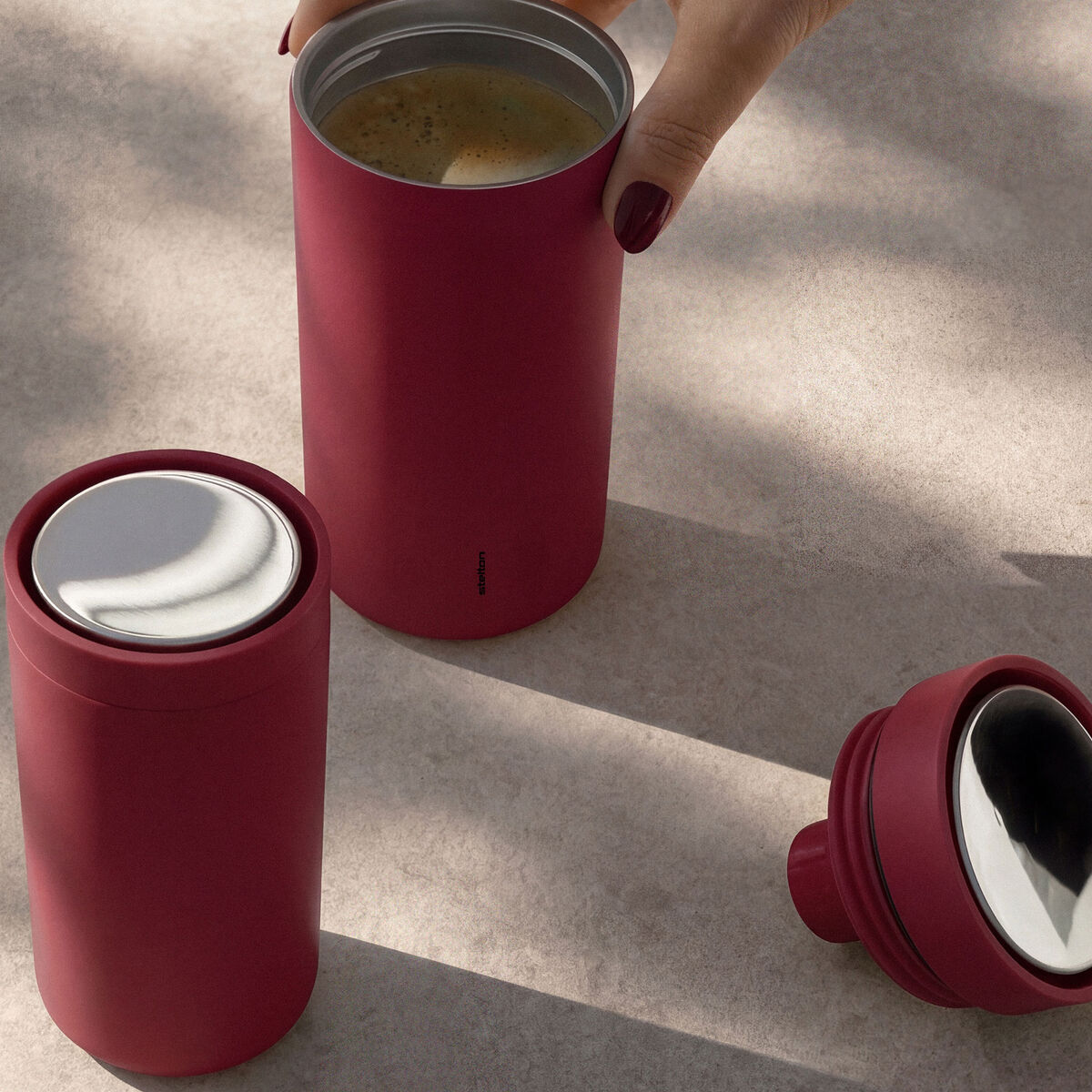To Go Click termosmugg 0,2 liter, soft cherry