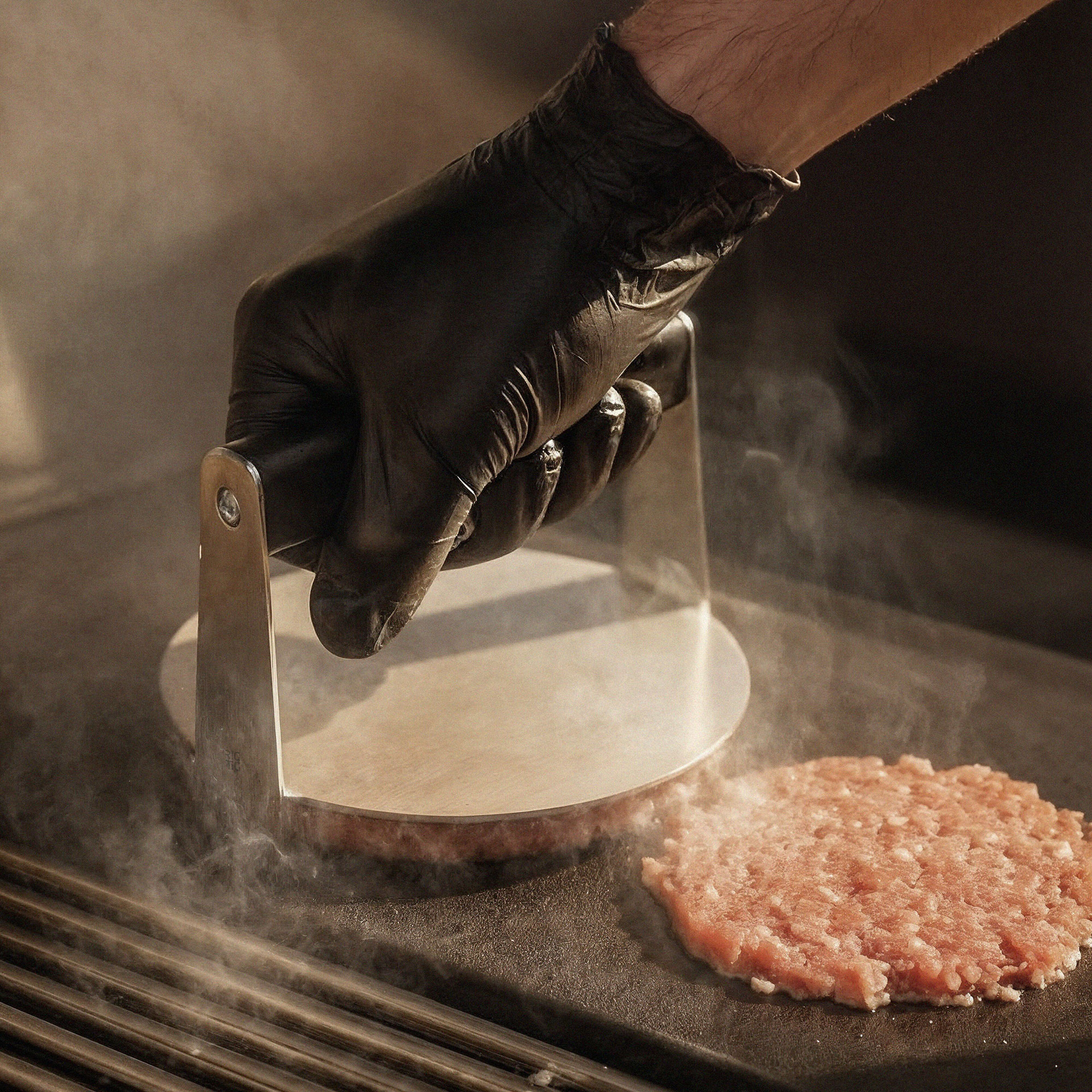 Tool-It hamburgerpress 13,9 cm, svart