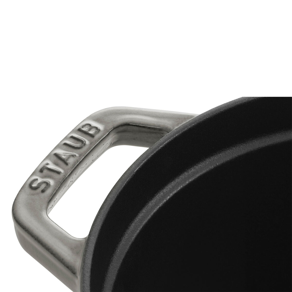 La Cocotte oval gjutjärnsgryta 23 cm / 2,35 liter, grafitgrå