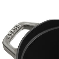 La Cocotte oval gjutjärnsgryta 23 cm / 2,35 liter, grafitgrå