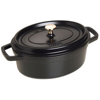 La Cocotte oval gjutjärnsgryta 27 cm / 3,2 liter, svart