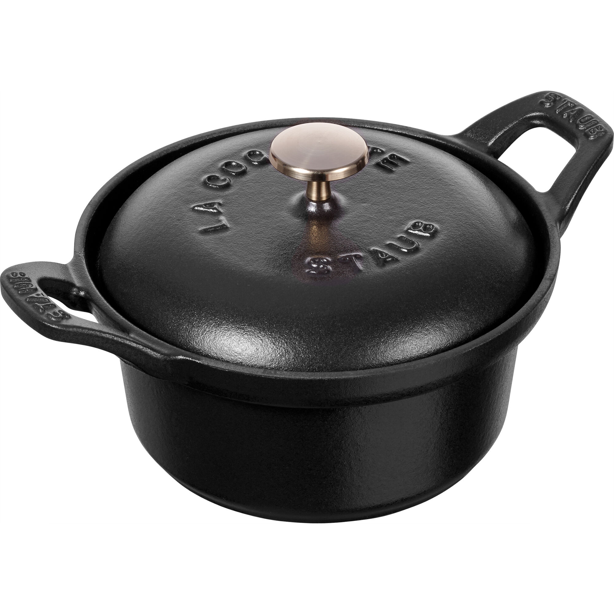 Staub La Coquette minigryde i støbejern 12 cm, sort