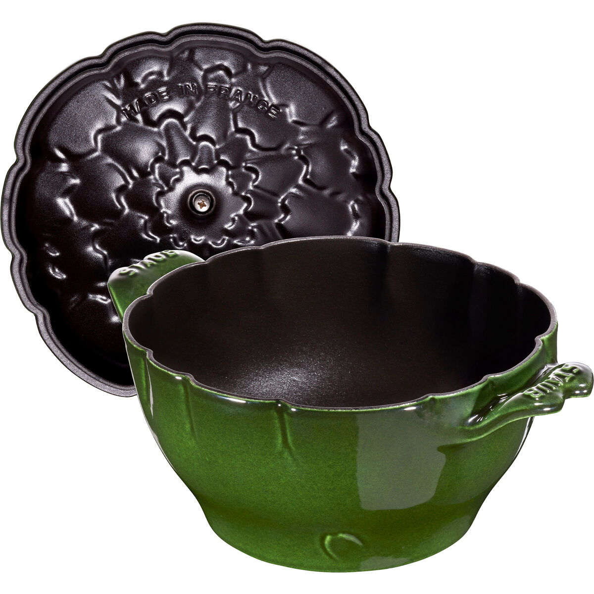 La Cocotte gjutjärnsgryta kronärtskocka 22 cm, grön