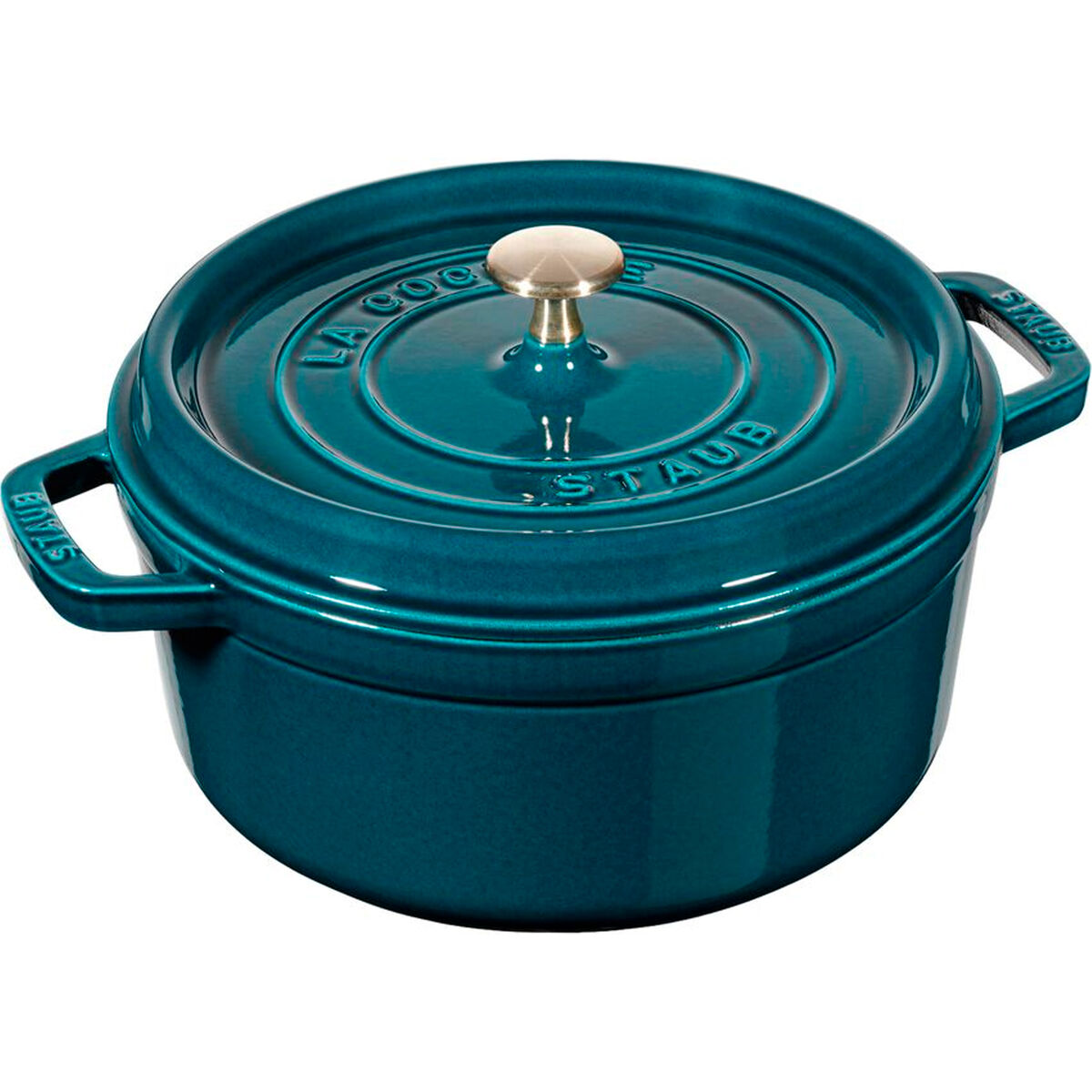 La Cocotte rund gjutjärnsgryta 28 cm / 6,7 liter, La Mer