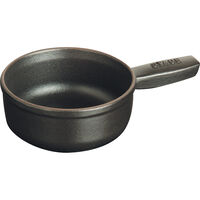 Fonduegryta i gjutjärn 12 cm, svart
