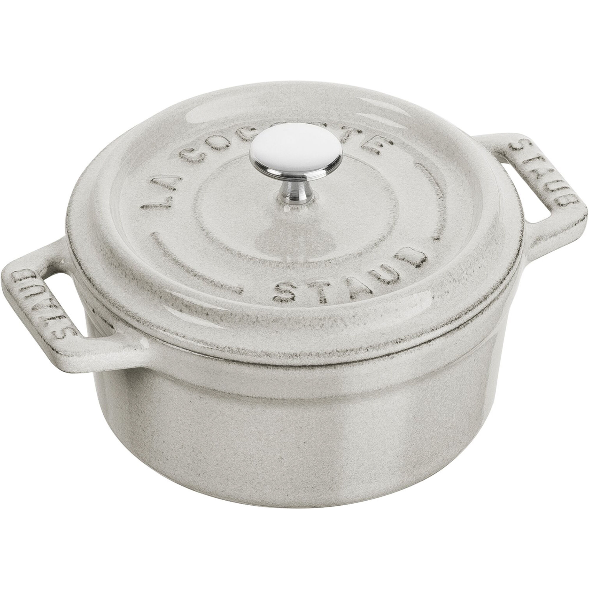 Staub La Cocotte minigryde 10 cm, hvid