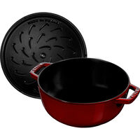 La Cocotte stekgryta i gjutjärn 24 cm / 3,6 liter, grenadinröd