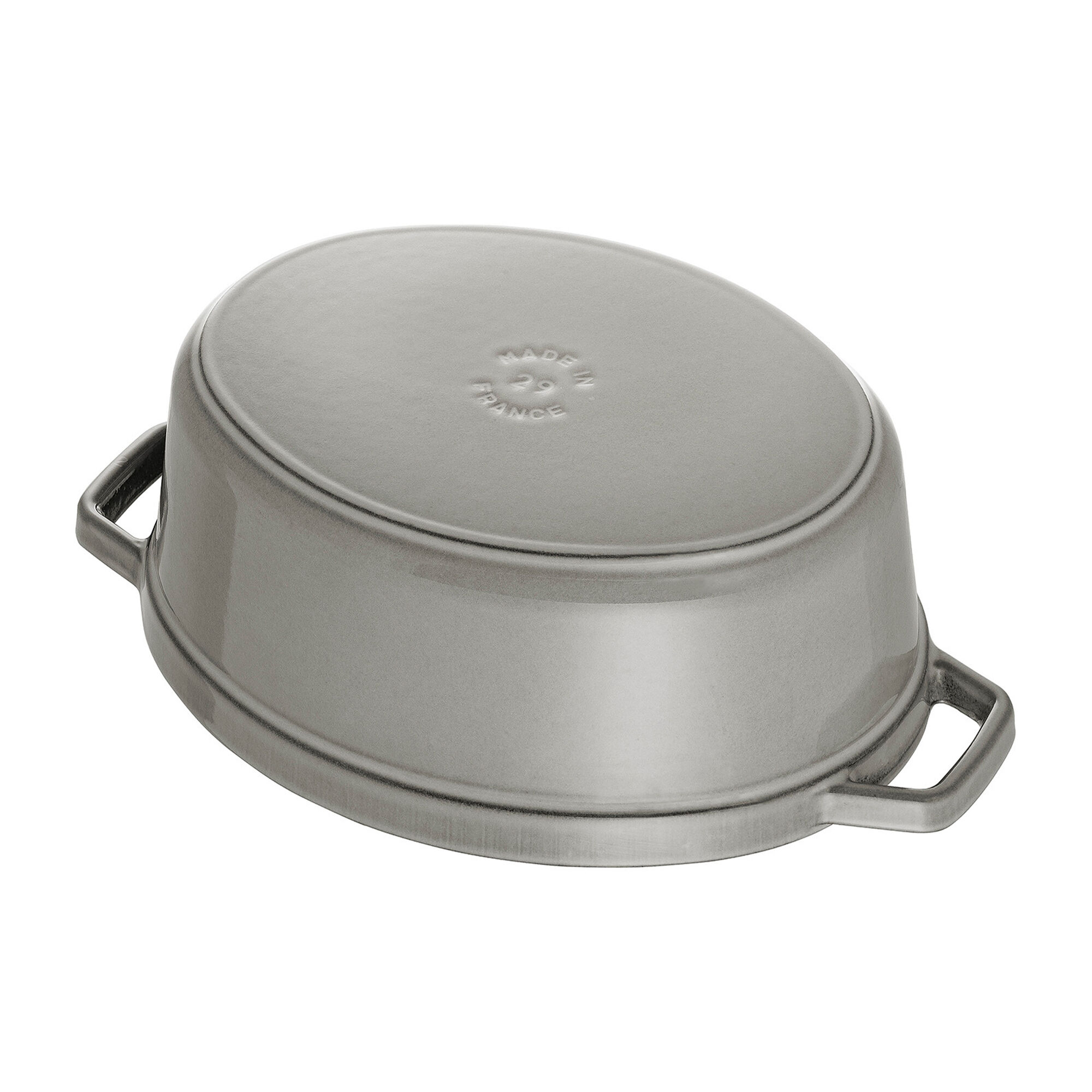 Staub La Cocotte oval støbejernsgryde 17 cm / 1 liter, grafitgrå