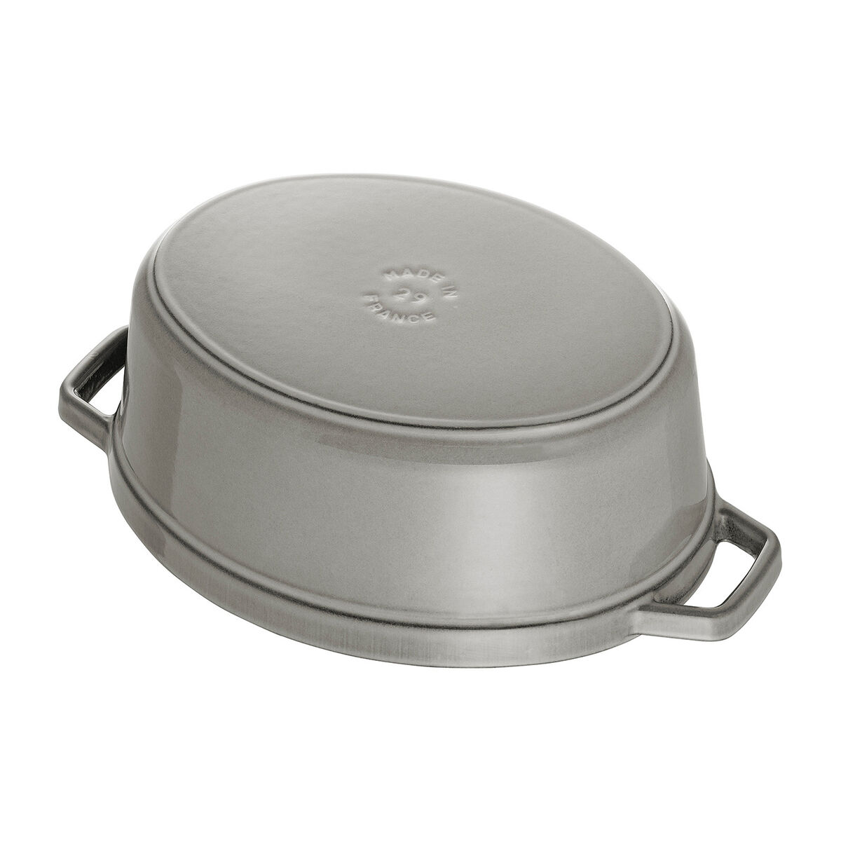 La Cocotte oval gjutjärnsgryta 17 cm / 1 liter, grafitgrå