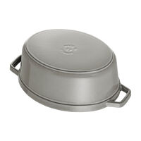 La Cocotte oval gjutjärnsgryta 17 cm / 1 liter, grafitgrå