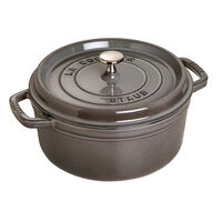 La Cocotte rund gjutjärnsgryta 18 cm / 1,7 liter, grafitgrå