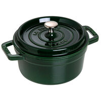 La Cocotte rund gjutjärnsgryta 20 cm / 2,2 liter, basilikagrön