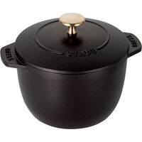 La Cocotte risgryta i gjutjärn 16 cm/1,75 liter, svart