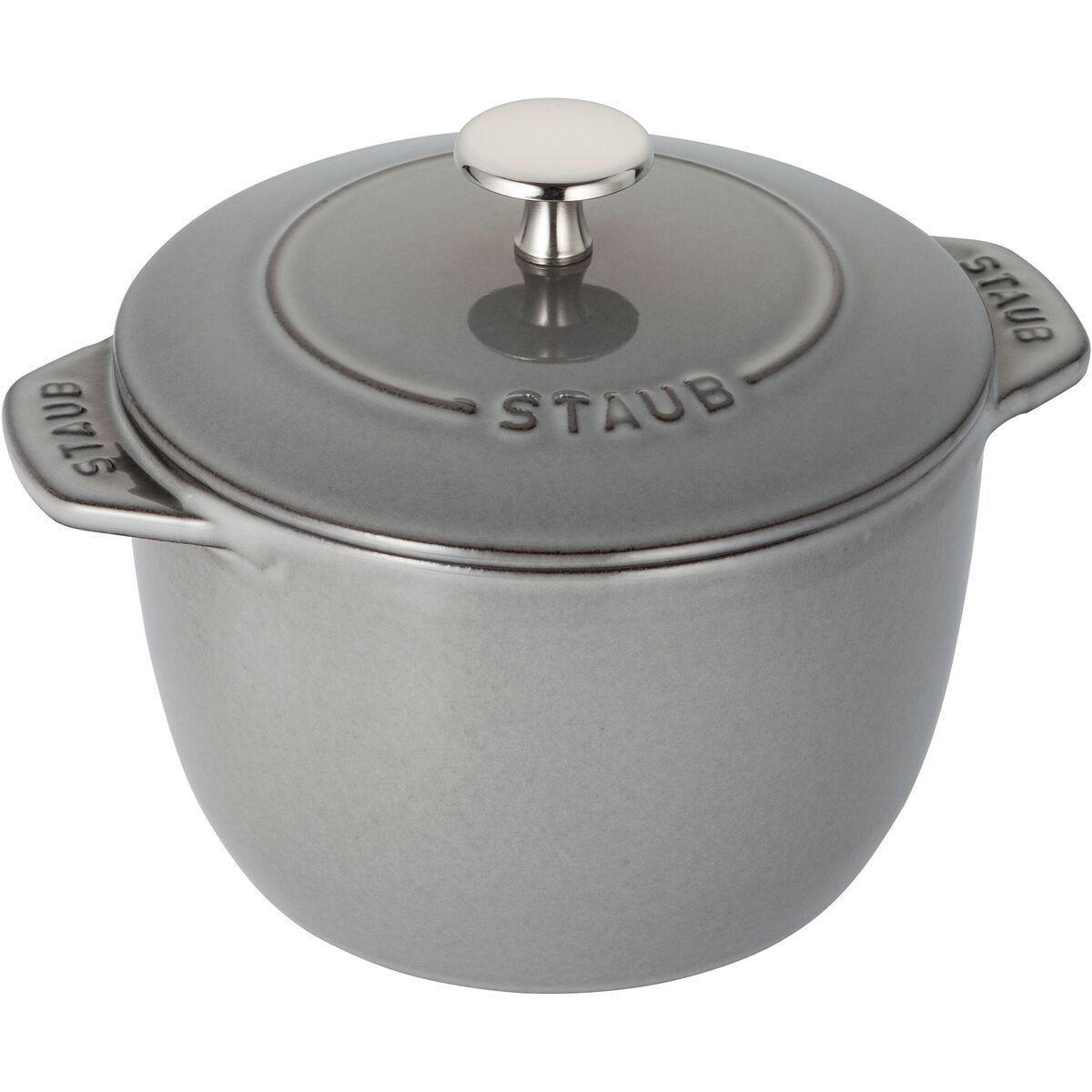 La Cocotte risgryta i gjutjärn 16 cm/1,75 liter, grafitgrå