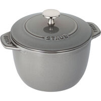 La Cocotte risgryta i gjutjärn 16 cm/1,75 liter, grafitgrå