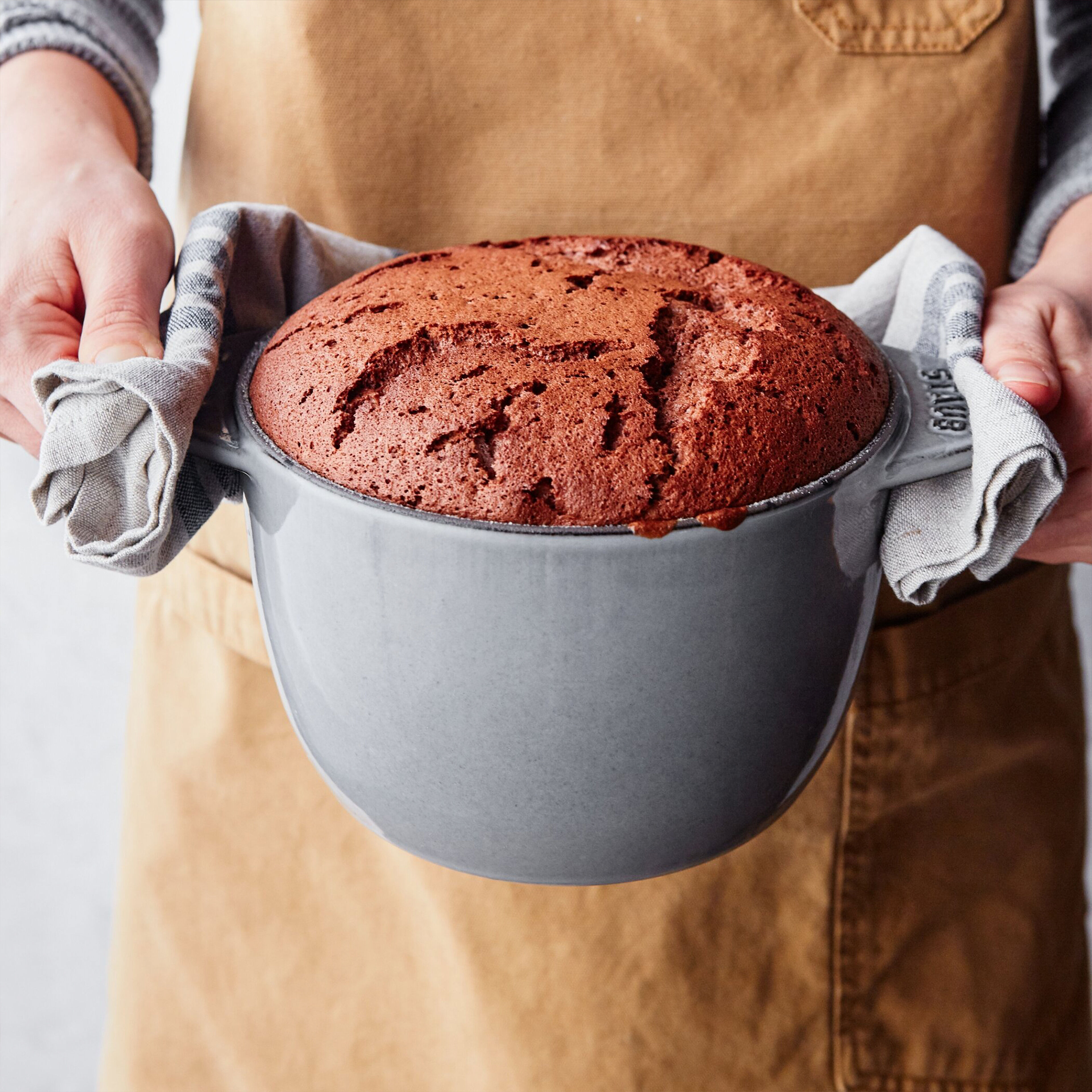La Cocotte risgryta i gjutjärn 16 cm/1,75 liter, grafitgrå