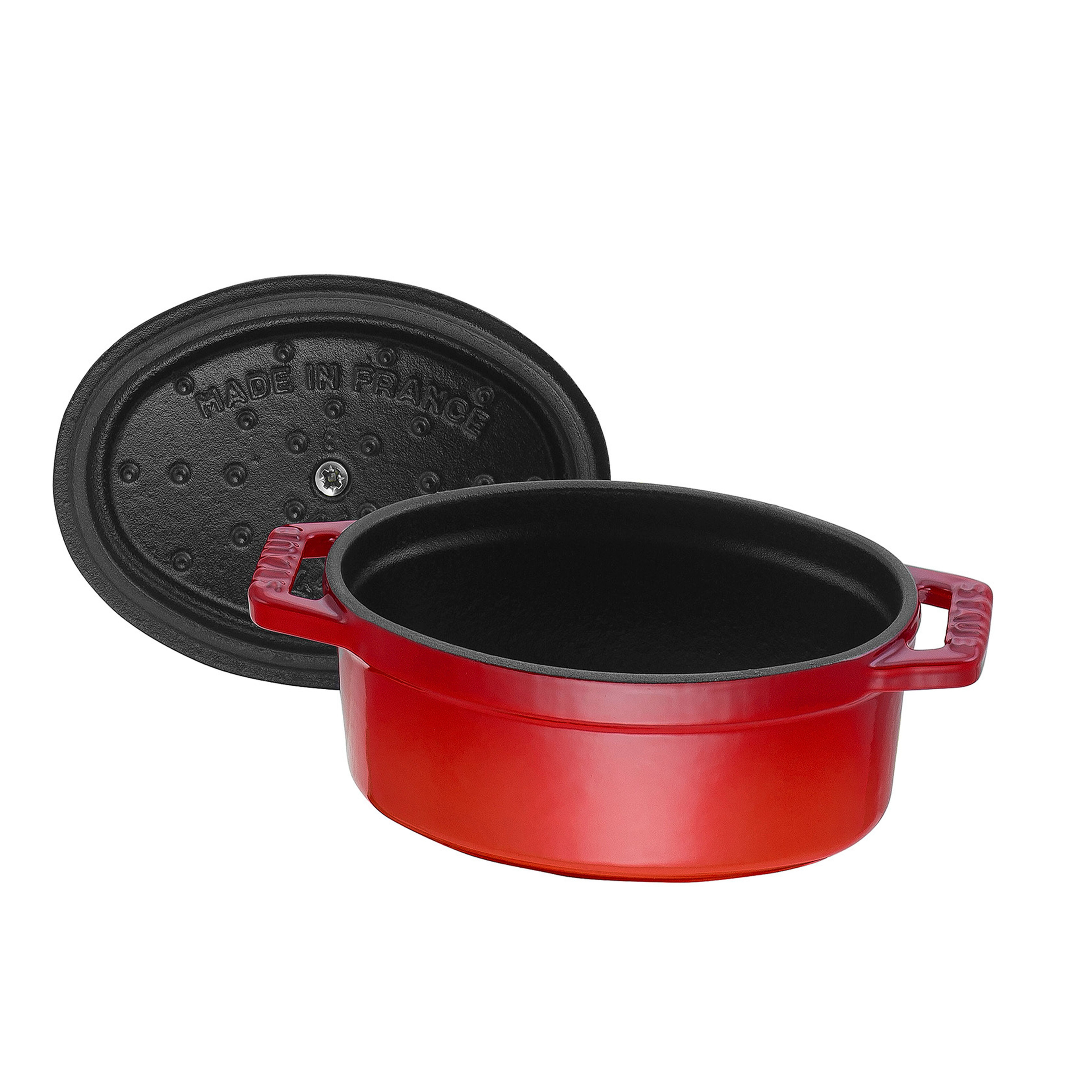 La Cocotte minigryta 11 cm, körsbärsröd
