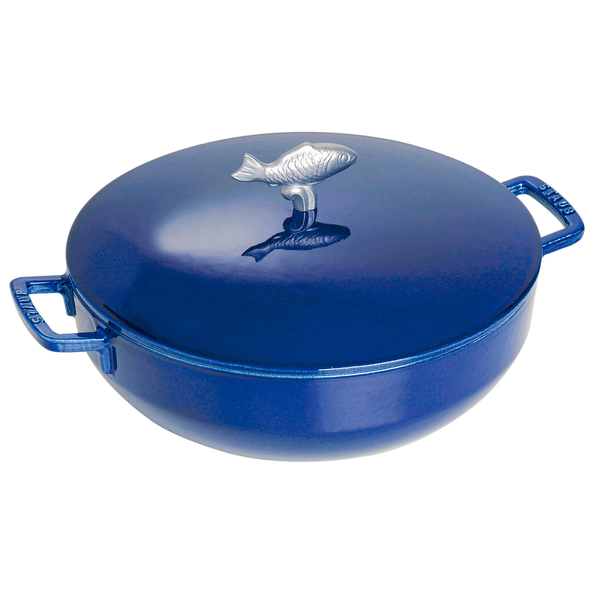 Staub Bouillabaisse støbejernsgryde 28 cm, mørkeblå