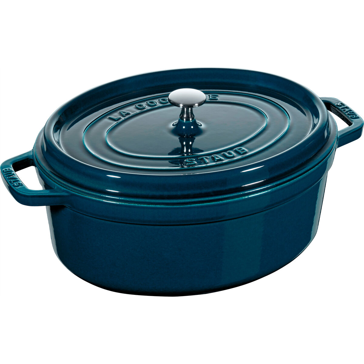 La Cocotte oval gjutjärnsgryta 8 liter, La Mer