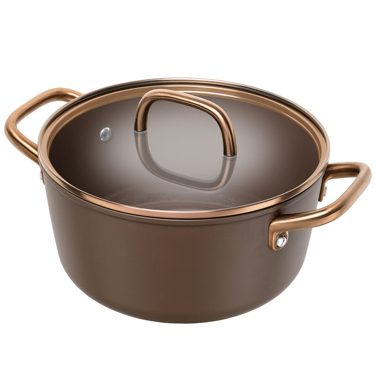 ZWILLING Milano gryte med glasslokk 24 cm, brun