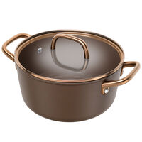 ZWILLING Milano gryte med glasslokk 24 cm, brun