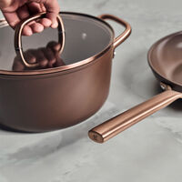ZWILLING Milano gryte med glasslokk 24 cm, brun