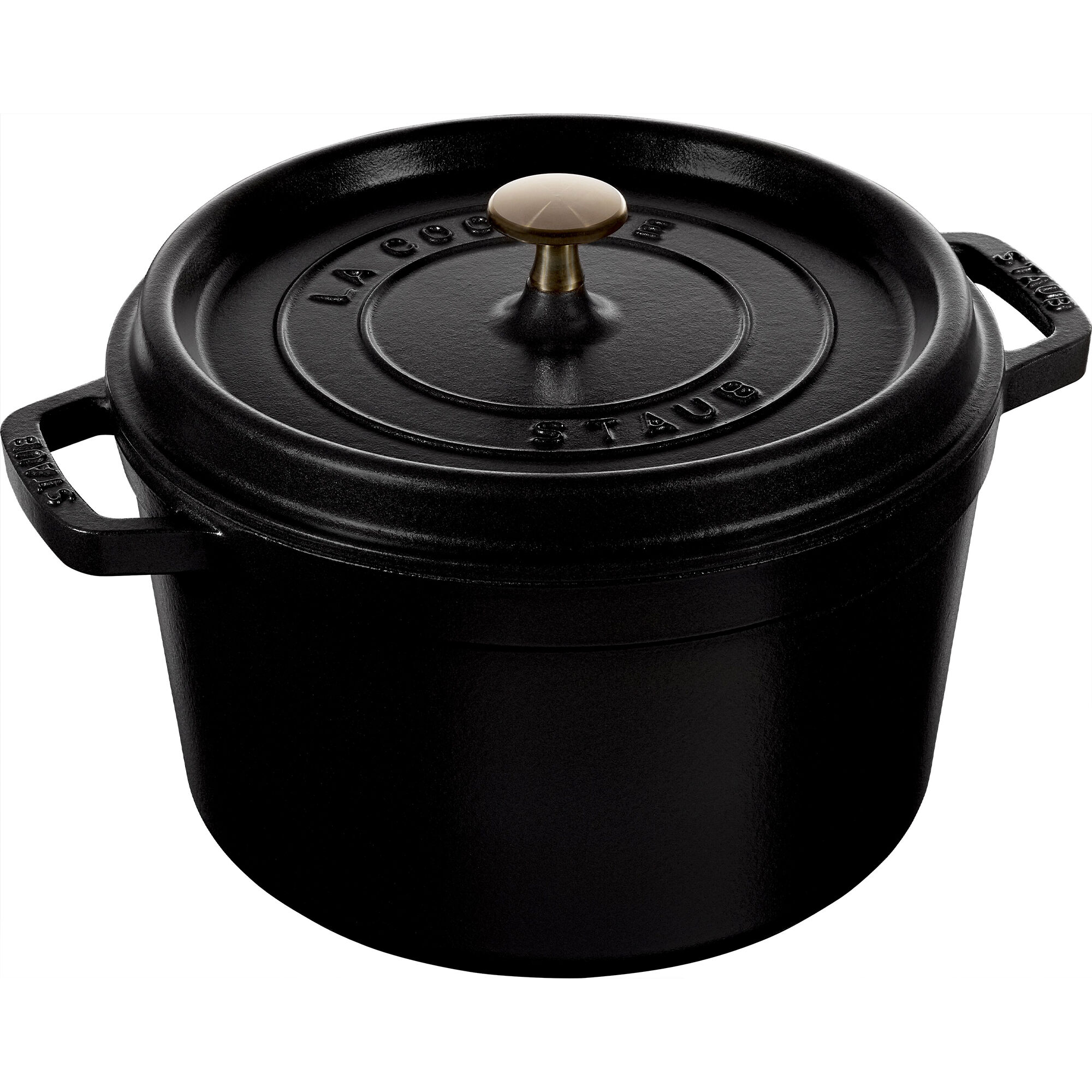 Staub La Cocotte dyb støbejernsgryde 24 cm, sort
