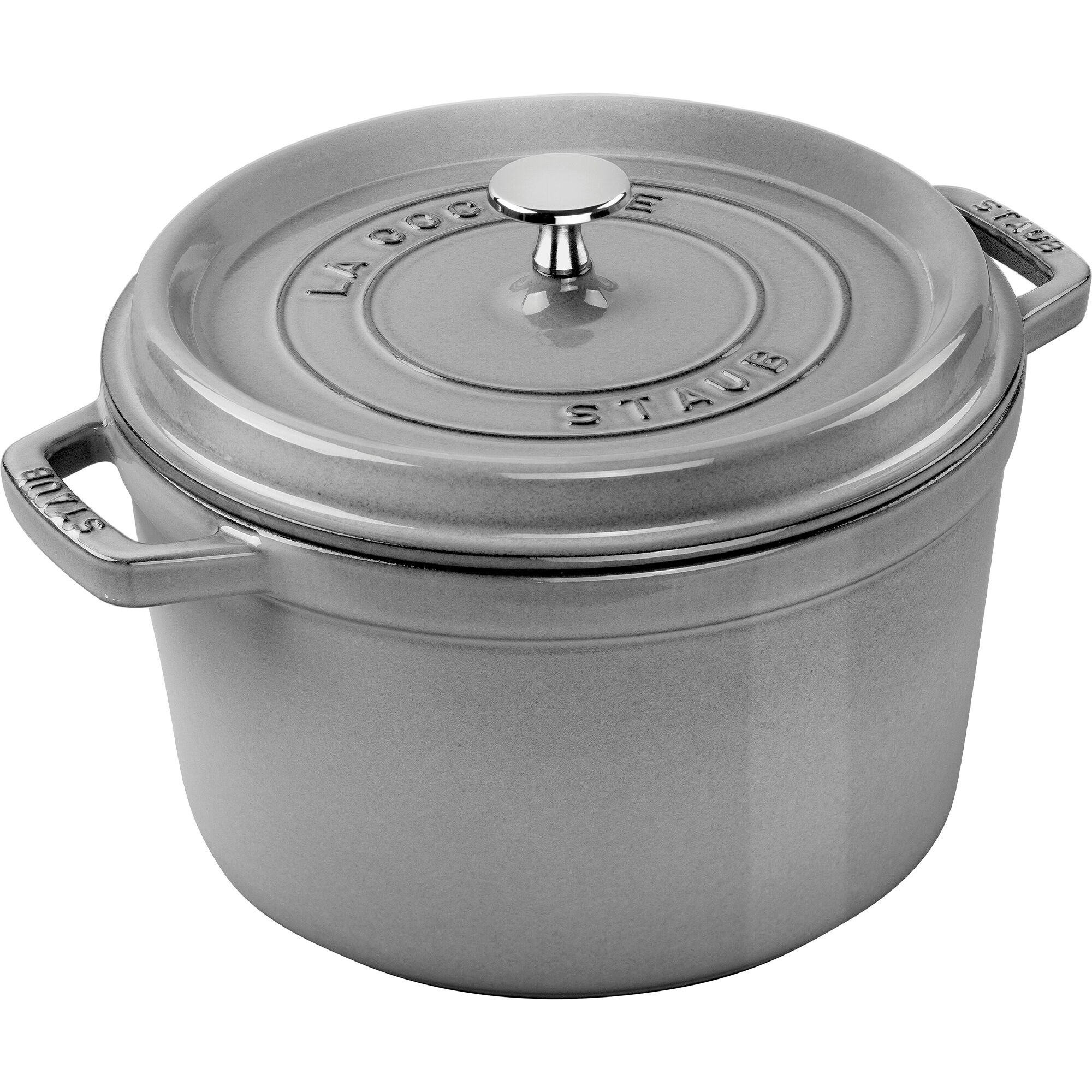 Staub La Cocotte dyb støbejernsgryde 24 cm, grafitgrå