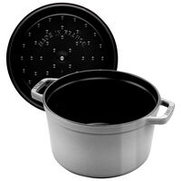 La Cocotte dyp støpejernsgryte 24 cm, grafittgrå
