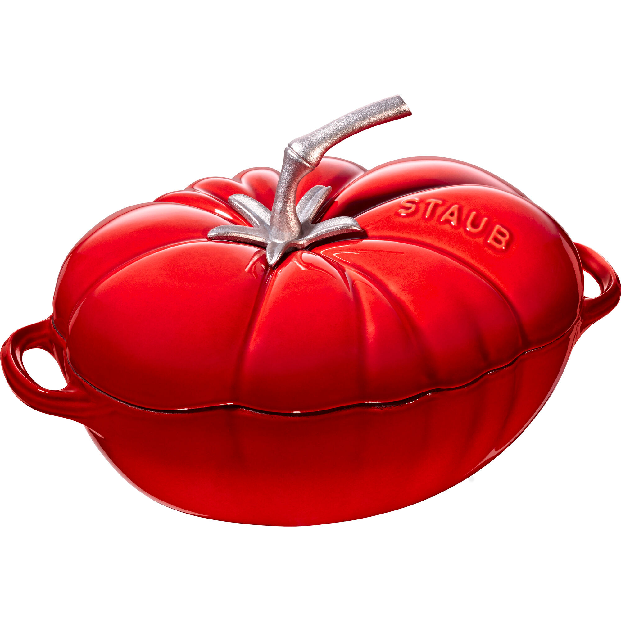 Staub La Cocotte støbejernsgryde tomat 2,9 liter, kirsebærrød