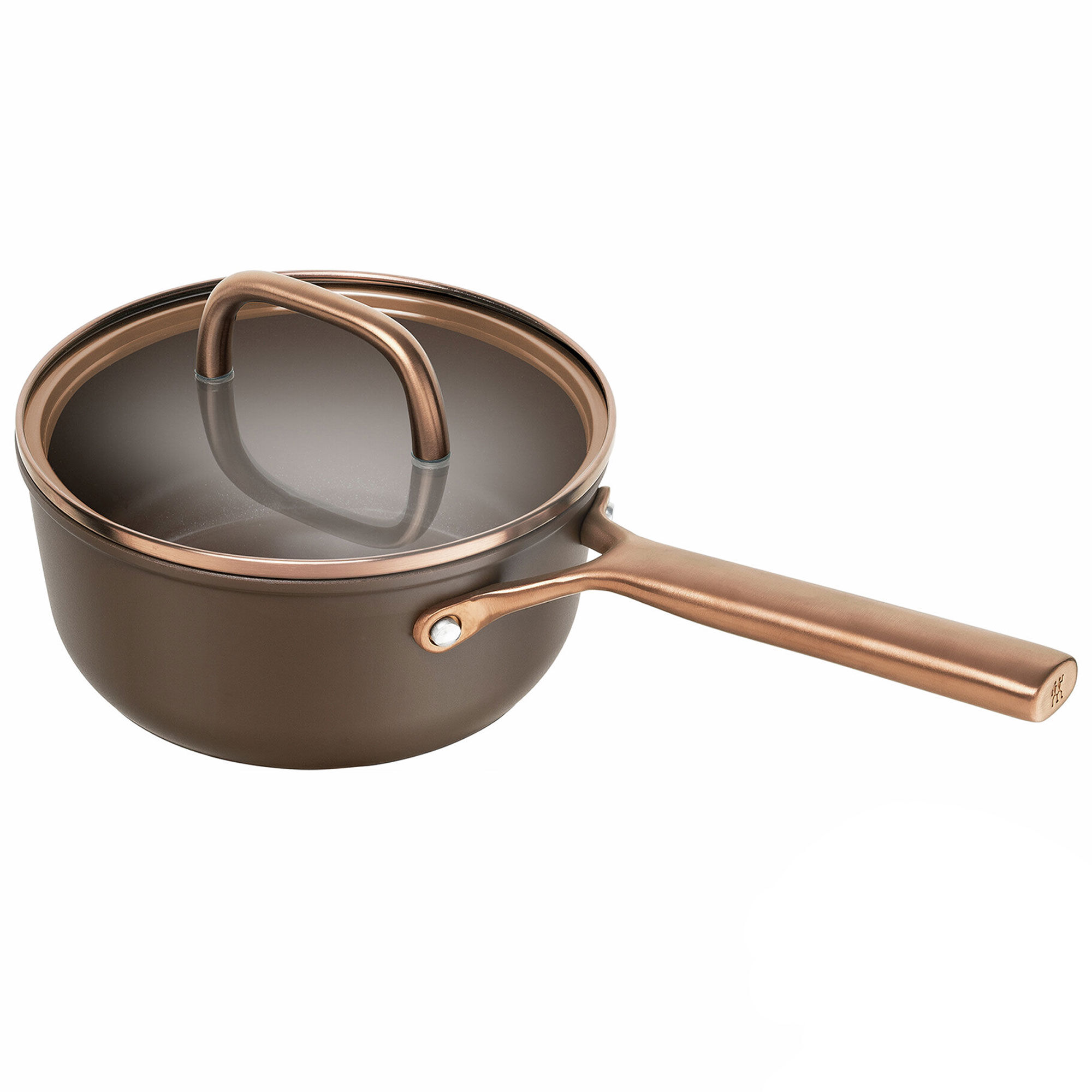 Zwilling Milano kastrull med glaslock 18 cm, brun