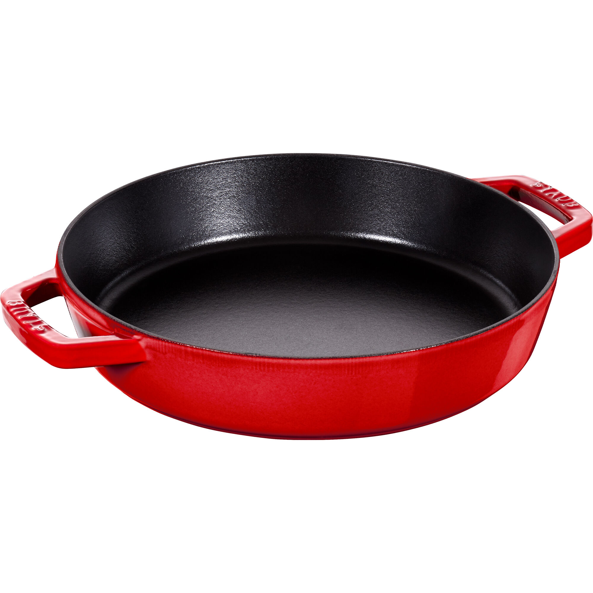 Staub Paellapande 34 cm, kirsebærrød